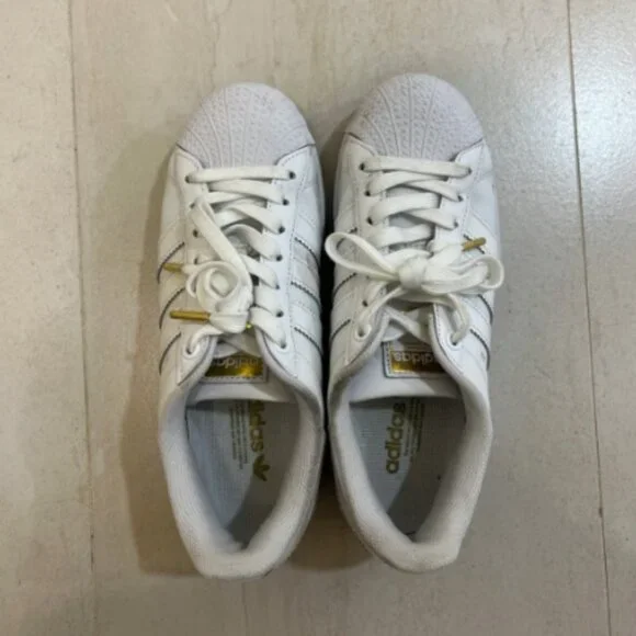 adidas | Shoes | Adidas Superstar All White Size 7 | Poshmark